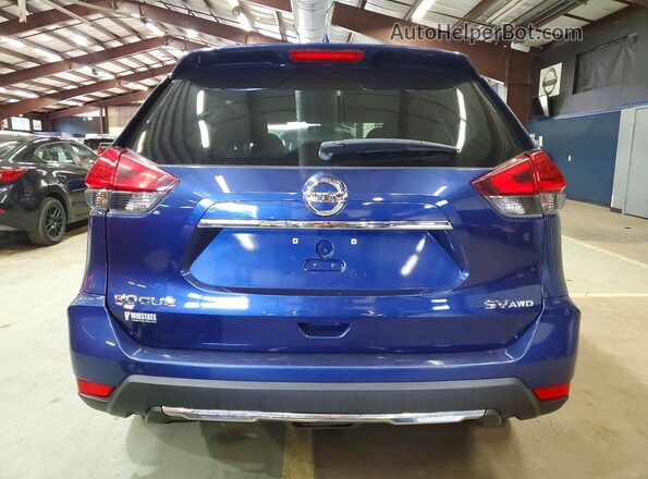 5N1AT2MV0HC853405 2017 NISSAN ROGUE Blue Հետևի տեսք
