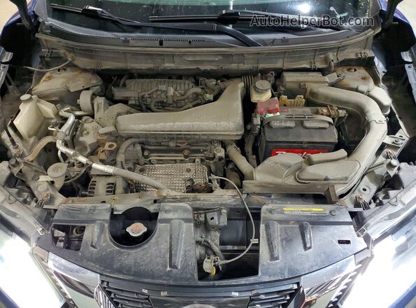 5N1AT2MV0HC853405 2017 NISSAN ROGUE Blue Շարժիչի բաժամունքի տեսք