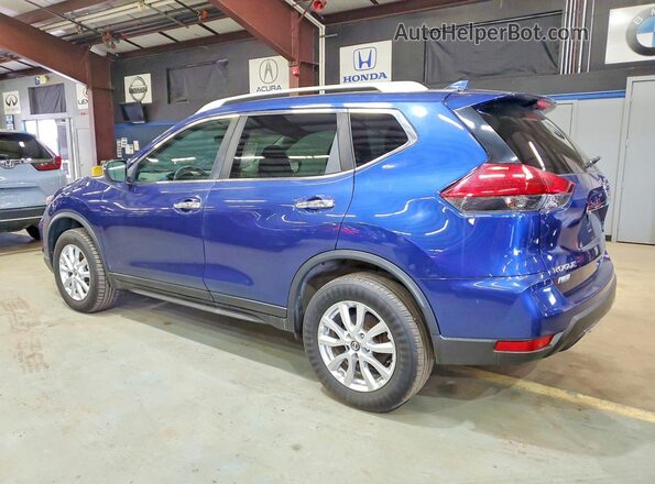 5N1AT2MV0HC853405 2017 NISSAN ROGUE Blue Հետևի ձախ