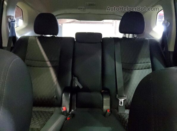5N1AT2MV0HC853405 2017 NISSAN ROGUE Blue Հետևի նստատեղերի տեսք