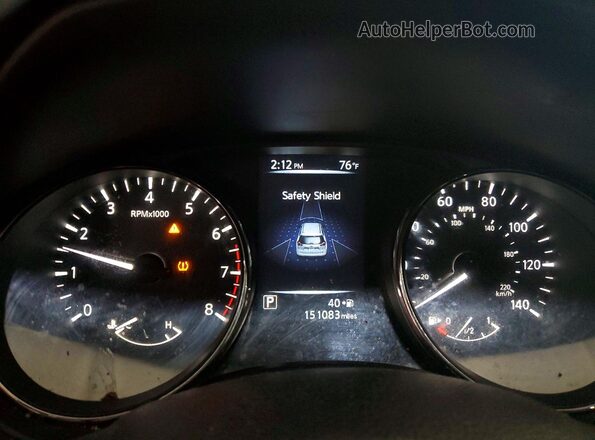 5N1AT2MV0HC888588 2017 NISSAN ROGUE Silver Սարքավորումների վահանակի տեսք
