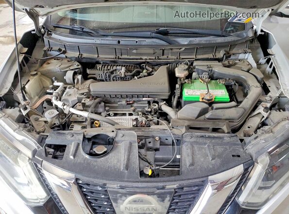 5N1AT2MV0HC888588 2017 NISSAN ROGUE Silver Շարժիչի բաժամունքի տեսք