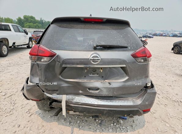 5N1AT2MV0JC729138 2018 NISSAN ROGUE Gray Հետևի տեսք