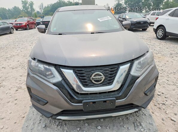 5N1AT2MV0JC729138 2018 NISSAN ROGUE Gray Դիմացի տեսք