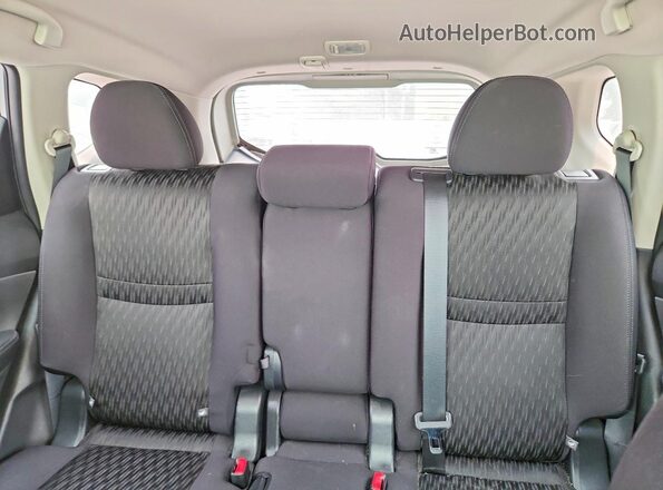 5N1AT2MV0JC729138 2018 NISSAN ROGUE Gray Հետևի նստատեղերի տեսք