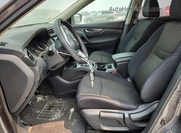 5N1AT2MV0JC729138 2018 NISSAN ROGUE Gray Սալոնի դիմացի տեսք