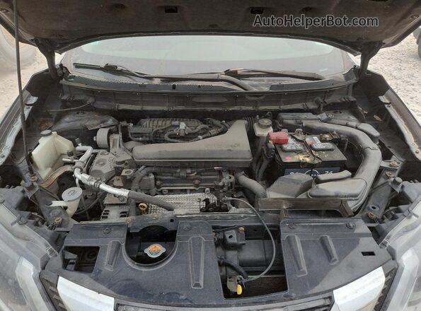 5N1AT2MV0JC729138 2018 NISSAN ROGUE Gray Շարժիչի բաժամունքի տեսք