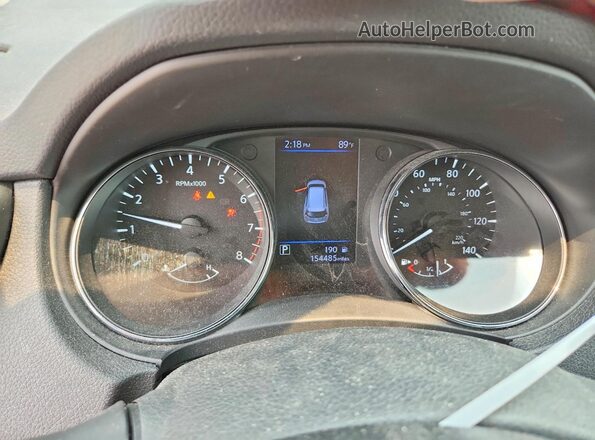 5N1AT2MV0JC729138 2018 NISSAN ROGUE Gray Սարքավորումների վահանակի տեսք