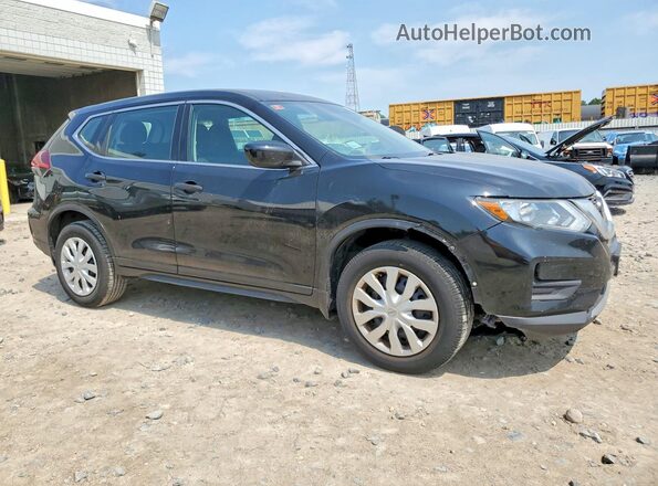 5N1AT2MV0JC741953 2018 NISSAN ROGUE Черный Передняя правая четверть