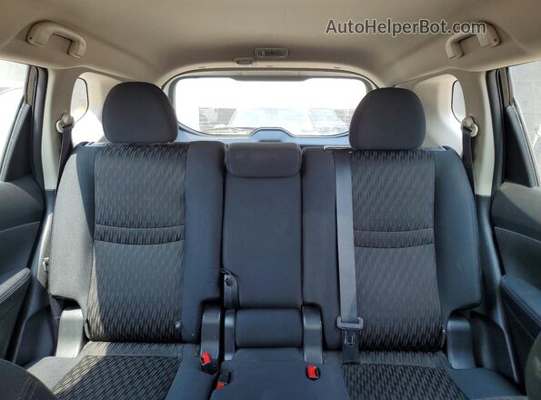 5N1AT2MV0JC741953 2018 NISSAN ROGUE Черный Вид задних сидений