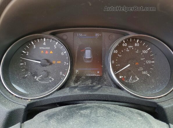 5N1AT2MV0JC741953 2018 NISSAN ROGUE Черный Вид щитка приборов