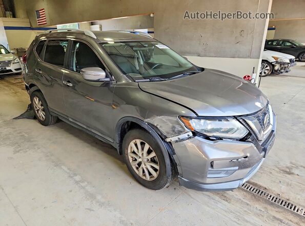 5N1AT2MV0JC774418 2018 NISSAN ROGUE Gray Delantero derecho