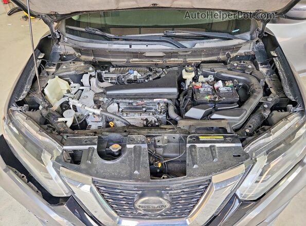 5N1AT2MV0JC774418 2018 NISSAN ROGUE Gray Vista del compartimento del motor