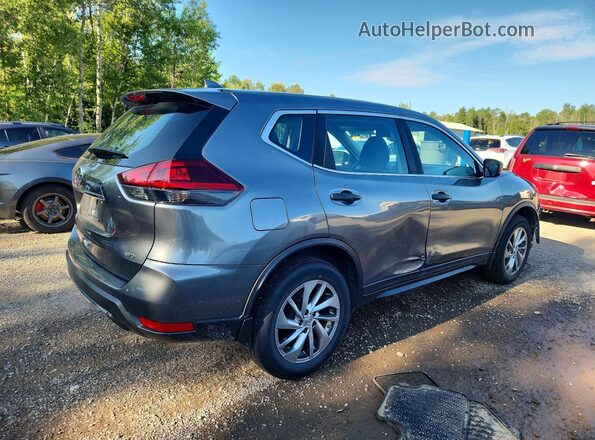 5N1AT2MV0JC777173 2018 NISSAN ROGUE Gray Задня права чверть