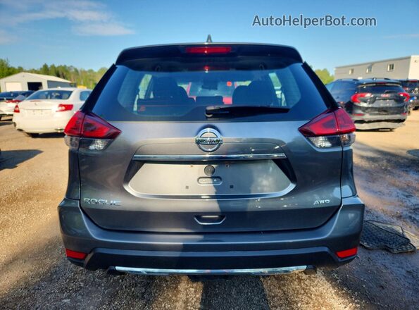 5N1AT2MV0JC777173 2018 NISSAN ROGUE Gray Вид ззаду