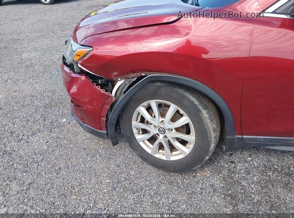 5N1AT2MV0JC843768 2018 NISSAN ROGUE Red Вид спереду