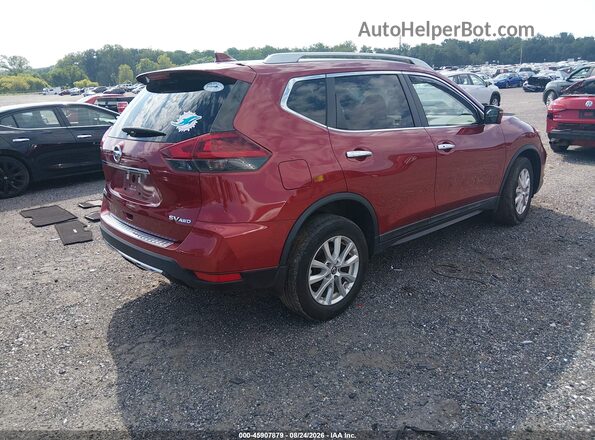 5N1AT2MV0JC843768 2018 NISSAN ROGUE Red Задня права чверть