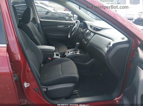 5N1AT2MV0JC843768 2018 NISSAN ROGUE Red Вид салону спереду