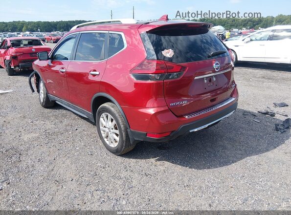 5N1AT2MV0JC843768 2018 NISSAN ROGUE Red Задня ліва чверть