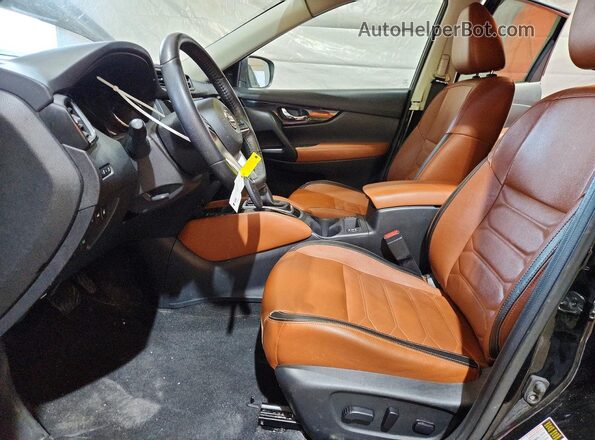 5N1AT2MV0KC816409 2019 NISSAN ROGUE Black Front interior view