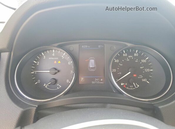 5N1AT2MV0LC714903 2020 NISSAN ROGUE Gray Սարքավորումների վահանակի տեսք