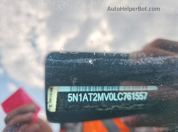 5N1AT2MV0LC761557 2020 NISSAN ROGUE Green VIN sticker view