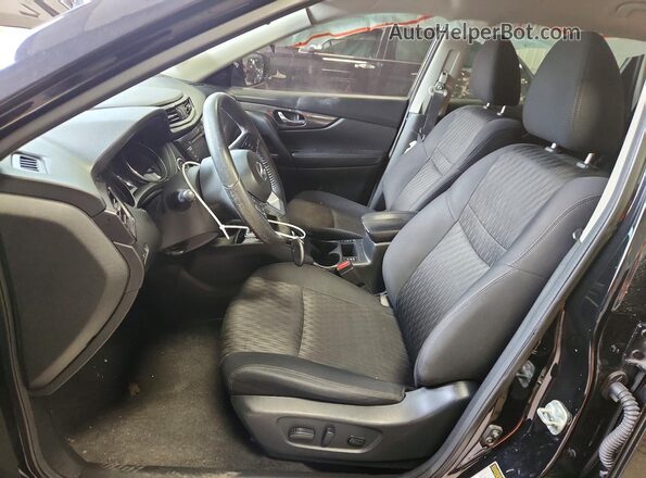 5N1AT2MV0LC805976 2020 NISSAN ROGUE Black Widok wnętrza z przodu