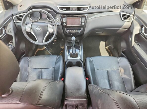 5N1AT2MV1GC789289 2016 NISSAN ROGUE Черный Вид панели приборов
