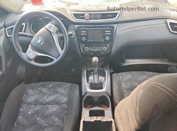 5N1AT2MV1GC847465 2016 NISSAN ROGUE Gray Առջևի վահանակի տեսք