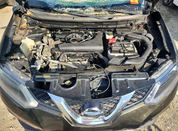 5N1AT2MV1GC847465 2016 NISSAN ROGUE Gray Շարժիչի բաժամունքի տեսք