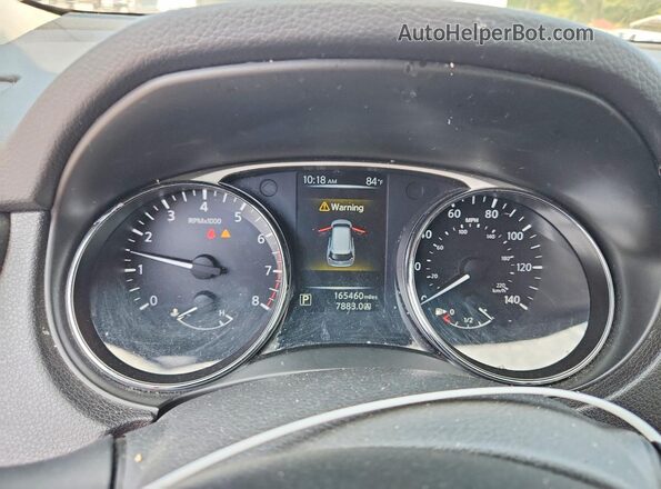 5N1AT2MV1GC868283 2016 NISSAN ROGUE White ხელსაწყოთა პანელის ხედი