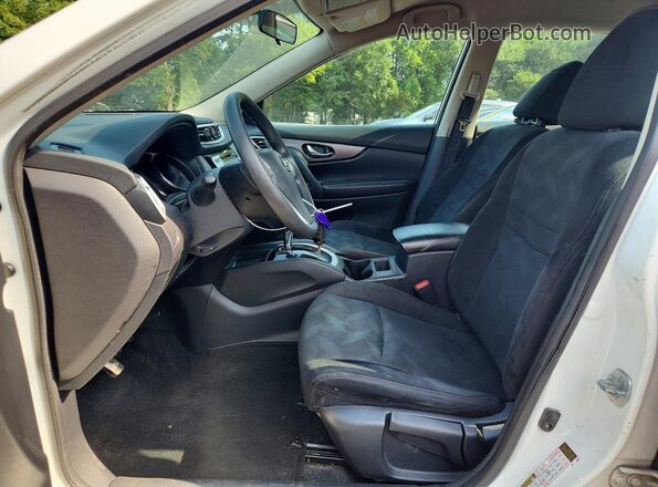 5N1AT2MV1GC868283 2016 NISSAN ROGUE White წინა სალონის ხედი