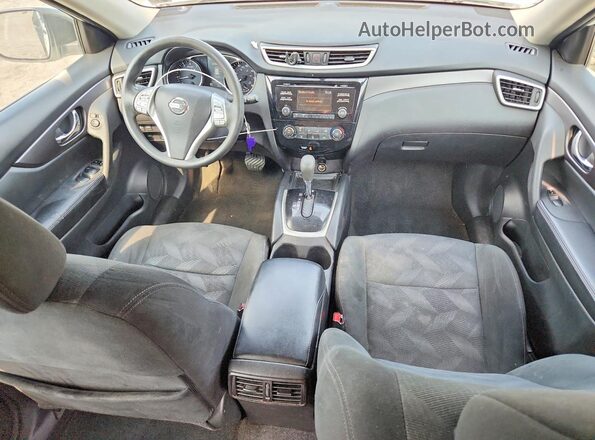 5N1AT2MV1GC868283 2016 NISSAN ROGUE White წინა პანელის ხედი