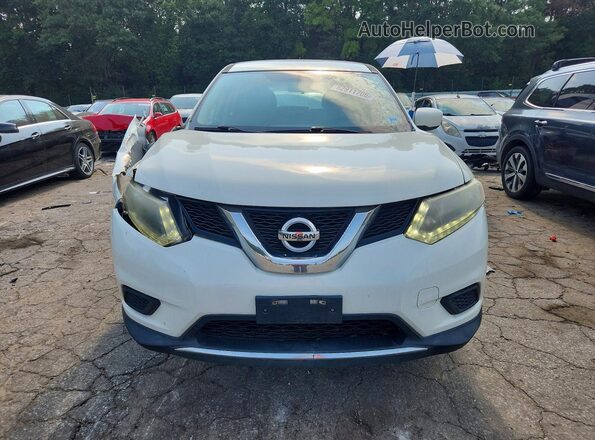 5N1AT2MV1GC868283 2016 NISSAN ROGUE White წინა ხედი