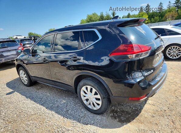 5N1AT2MV1JC739953 2018 NISSAN ROGUE Black უკანა მარცხენა