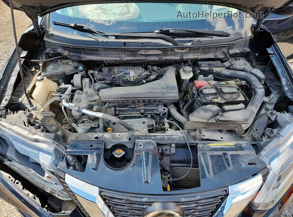 5N1AT2MV1JC739953 2018 NISSAN ROGUE Black ძრავის განყოფილების ხედი