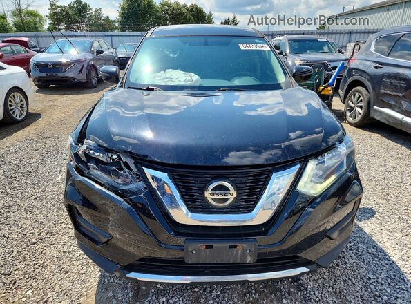5N1AT2MV1JC739953 2018 NISSAN ROGUE Black წინა ხედი