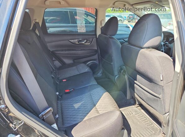 5N1AT2MV1JC739953 2018 NISSAN ROGUE Black უკანა სალონის ხედი