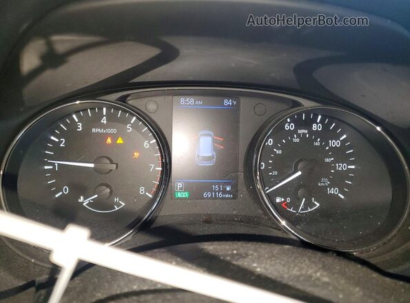 5N1AT2MV1JC754226 2018 NISSAN ROGUE Black Widok zestawu wskaźników