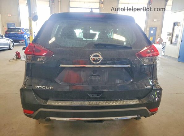 5N1AT2MV1JC754226 2018 NISSAN ROGUE Black Widok z tyłu
