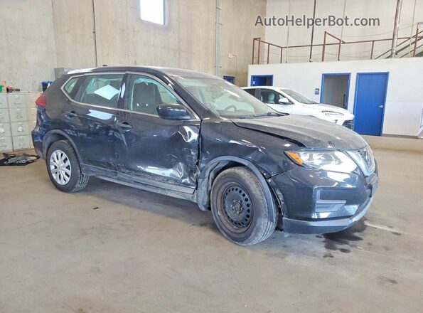 5N1AT2MV1JC754226 2018 NISSAN ROGUE Black Przód prawy
