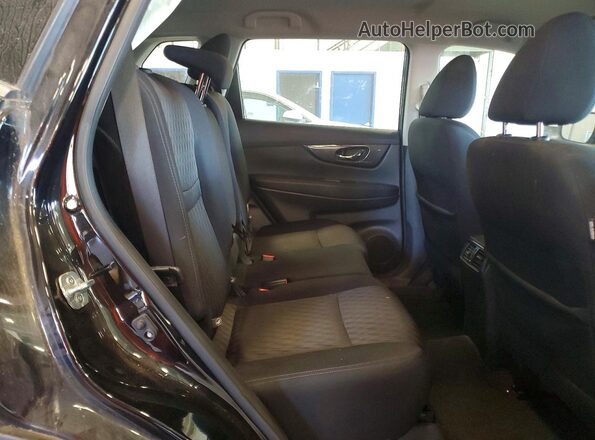 5N1AT2MV1JC754226 2018 NISSAN ROGUE Black Widok wnętrza z tyłu