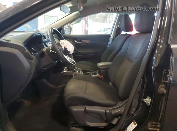 5N1AT2MV1JC754226 2018 NISSAN ROGUE Black Widok wnętrza z przodu