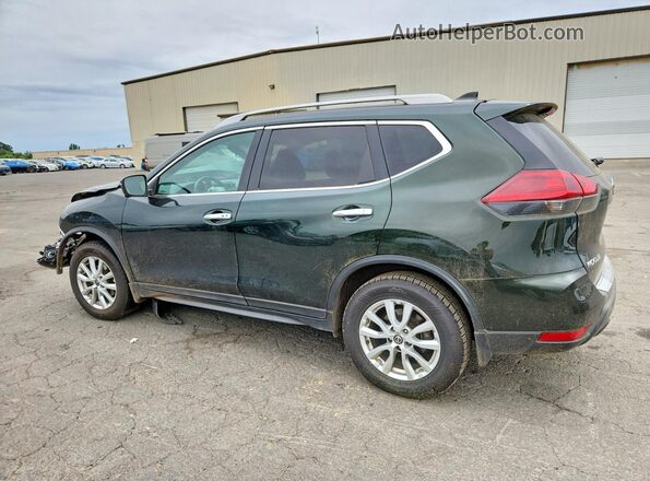 5N1AT2MV1JC763489 2018 NISSAN ROGUE Green Trasero izquierdo