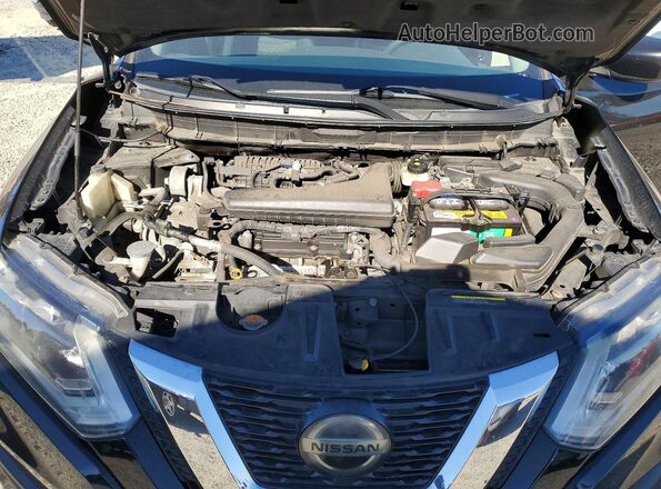 5N1AT2MV1JC767574 2018 NISSAN ROGUE Black Вид підкапотного простору