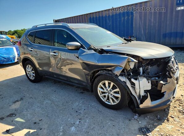 5N1AT2MV1JC772497 2018 NISSAN ROGUE Gray Przód prawy