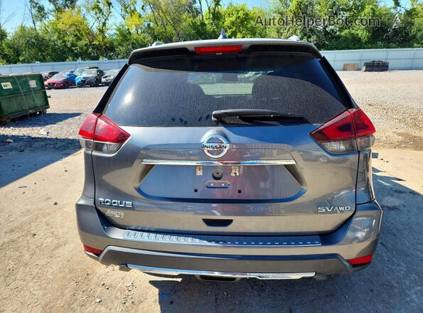 5N1AT2MV1JC772497 2018 NISSAN ROGUE Gray Widok z tyłu