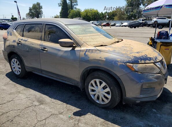 5N1AT2MV1JC791146 2018 NISSAN ROGUE Gray Przód prawy