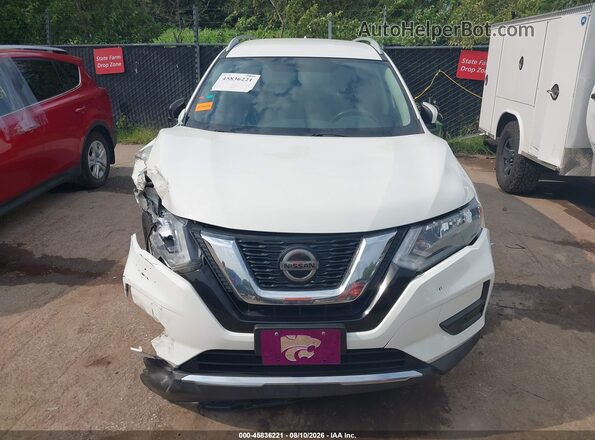 5N1AT2MV1JC802162 2018 NISSAN ROGUE White Widok zestawu wskaźników