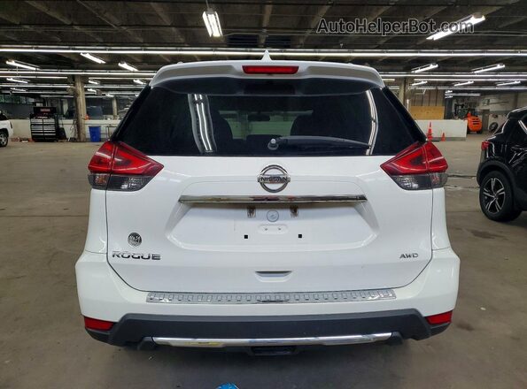 5N1AT2MV1JC810780 2018 NISSAN ROGUE White Widok z tyłu